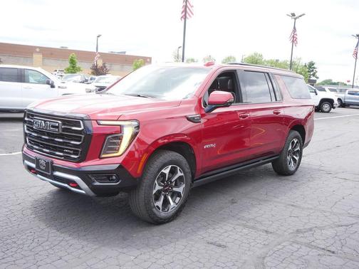 Volcanic Red Tintcoat 2025 GMC Yukon XL AT4 Ultimate 4WD