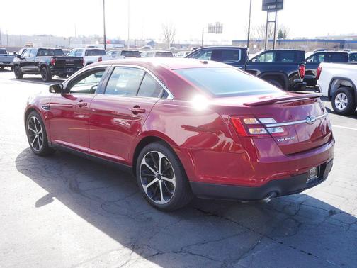 Red 2015 Ford Taurus SHO