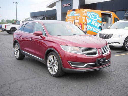 Red 2016 Lincoln MKX Reserve