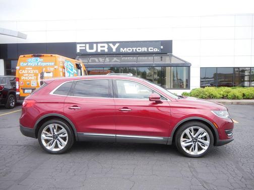 Red 2016 Lincoln MKX Reserve
