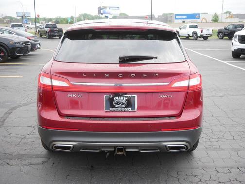 Red 2016 Lincoln MKX Reserve