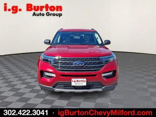 Red Metallic 2023 Ford Explorer XLT