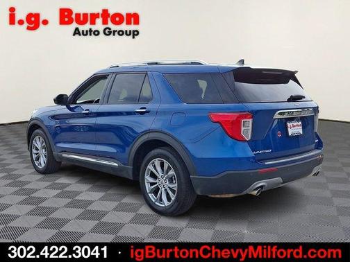 Blue Metallic 2023 Ford Explorer Limited