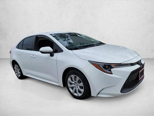 White 2022 Toyota Corolla LE