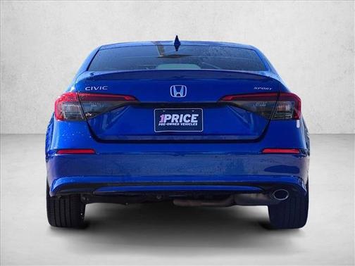 Blue 2022 Honda Civic Sport