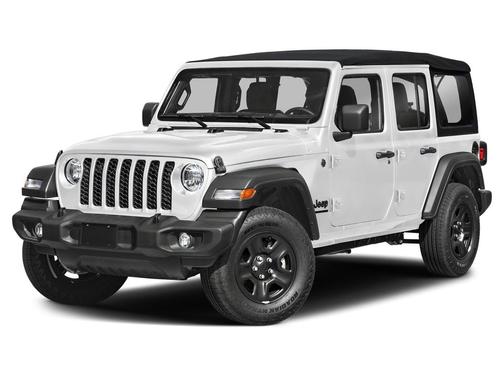 Bright White Clearcoat 2025 Jeep Wrangler 4-Door Sahara 4x4