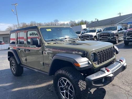 Green 2025 Jeep Wrangler Rubicon