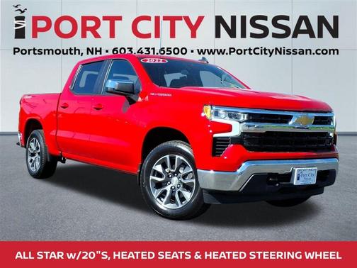 Red 2022 Chevrolet Silverado 1500 LT