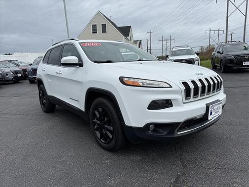 Bright White Clearcoat 2016 Jeep Cherokee Limited