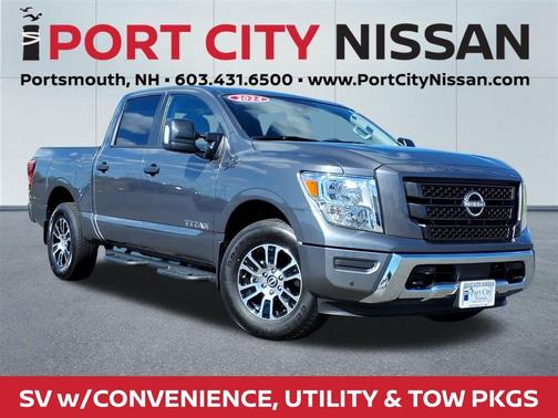 Gun Metallic 2024 Nissan Titan SV