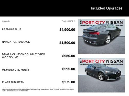 Manhattan Gray Metallic 2022 Audi A5 2.0T Premium Plus