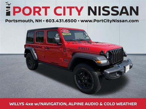Firecracker Red Clearcoat 2023 Jeep Wrangler 4xe Base