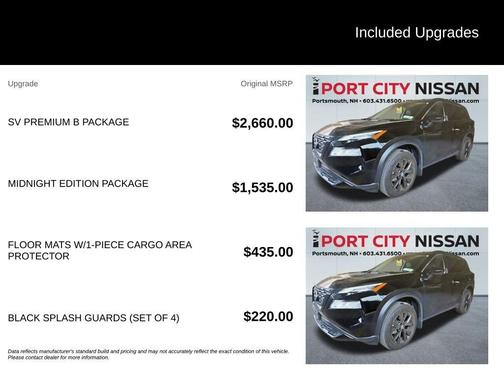Black 2023 Nissan Rogue SV