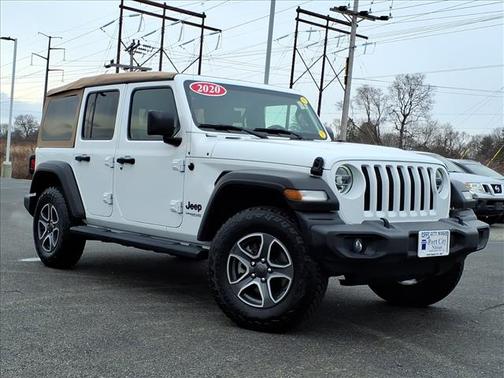Bright White Clearcoat 2020 Jeep Wrangler Unlimited Sport