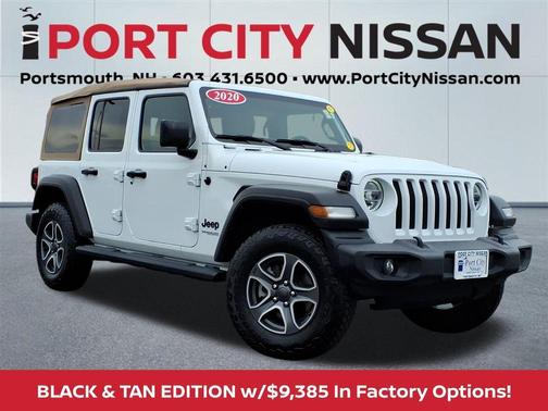 Bright White Clearcoat 2020 Jeep Wrangler Unlimited Sport S