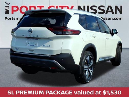 White 2023 Nissan Rogue SL