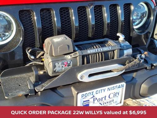 Firecracker Red Clearcoat 2023 Jeep Wrangler Willys
