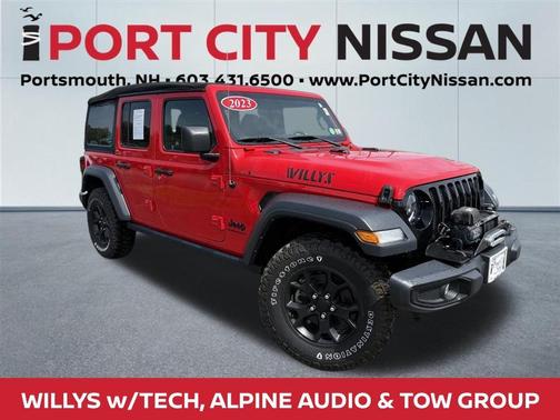 Firecracker Red Clearcoat 2023 Jeep Wrangler Willys