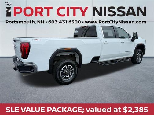 Summit White 2025 GMC Sierra 2500 SLE