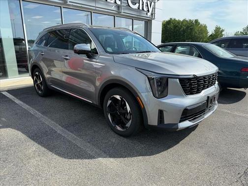 Steel Gray 2025 Kia Sorento Hybrid SX Prestige