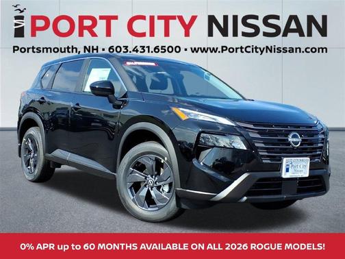 Black 2026 Nissan Rogue SV