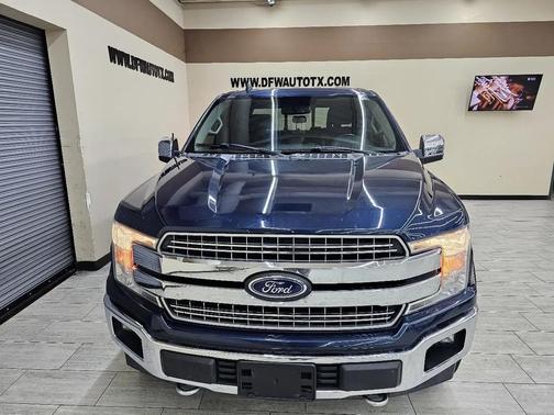 Blue 2018 Ford F-150 Lariat