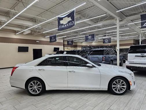 Crystal White Tricoat 2019 Cadillac CTS 2.0L Turbo Luxury