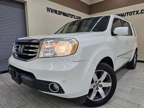 White Diamond Pearl 2013 Honda Pilot Touring