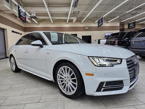 White 2017 Audi A4 2.0T Premium Plus