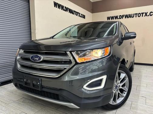 Gray 2015 Ford Edge Titanium