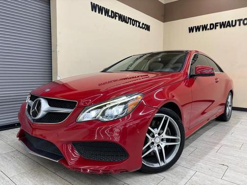 Mars Red 2015 Mercedes-Benz E-Class E550 Coupe
