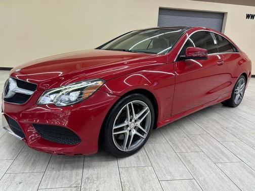 Mars Red 2015 Mercedes-Benz E-Class E550 Coupe