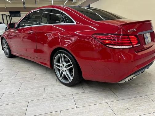 Mars Red 2015 Mercedes-Benz E-Class E550 Coupe