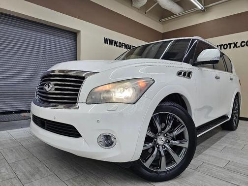 Moonlight White 2014 INFINITI QX80 Base