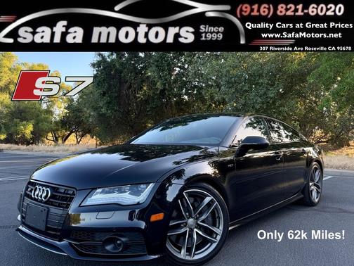 Black 2015 Audi S7 4.0T