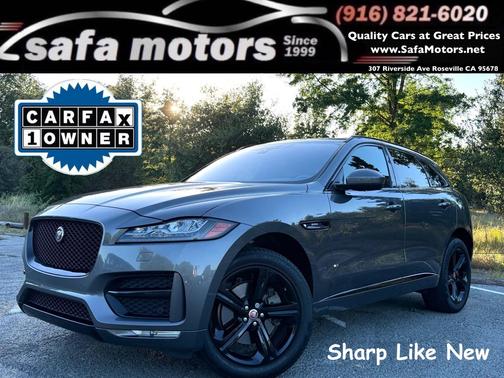 Gray 2018 Jaguar F-PACE 35t R-Sport