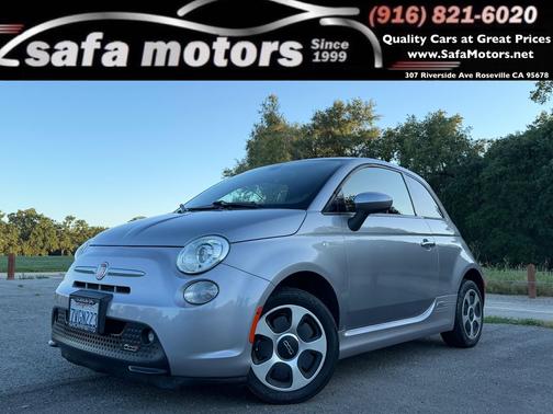 Billet Argento (Silver) 2016 FIAT 500e Battery Electric