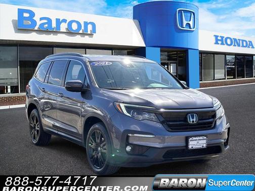 Modern Steel Metallic 2021 Honda Pilot Special Edition
