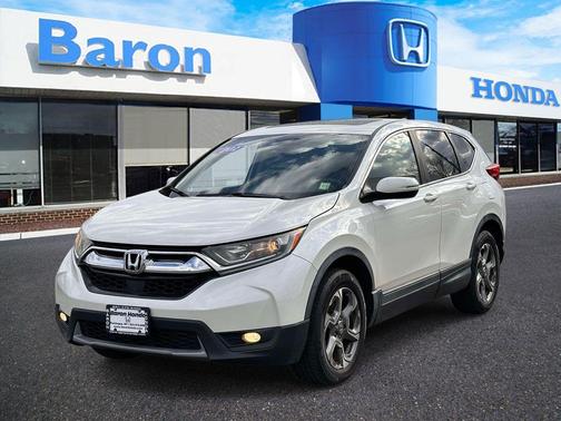 White 2017 Honda CR-V EX