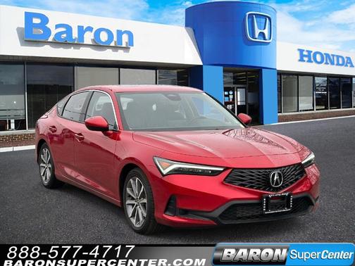 Red 2025 Acura Integra Base