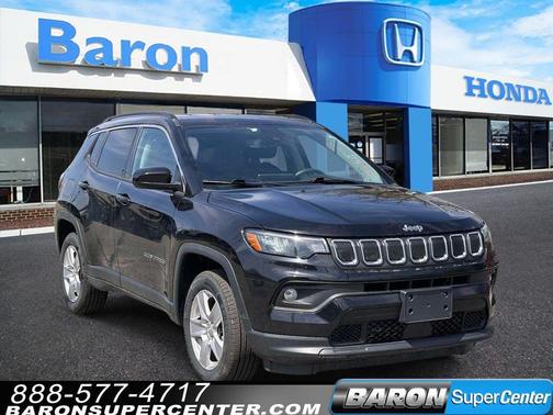 Diamond Black 2022 Jeep Compass Latitude