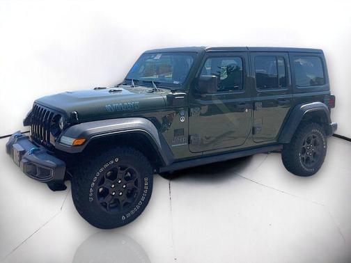 Sarge Green Clearcoat 2023 Jeep Wrangler 4xe Willys