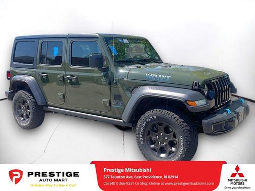 Sarge Green Clearcoat 2023 Jeep Wrangler 4xe Willys