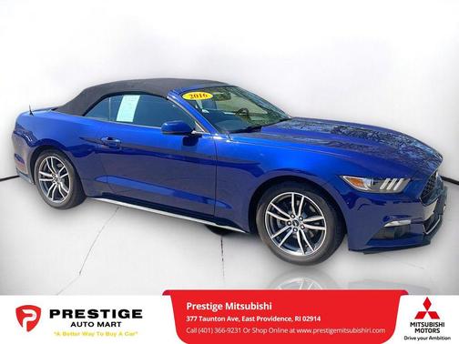 Deep Impact Blue Metallic 2016 Ford Mustang EcoBoost Premium