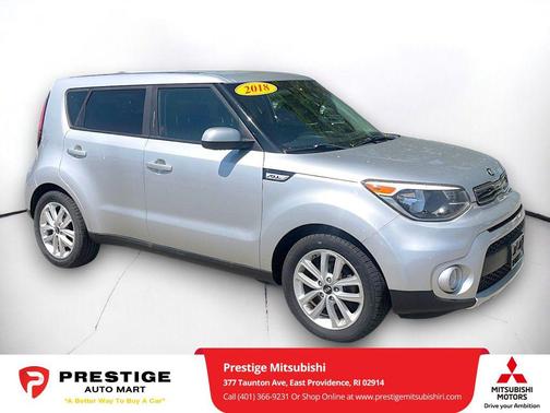 Bright Silver 2018 Kia Soul +
