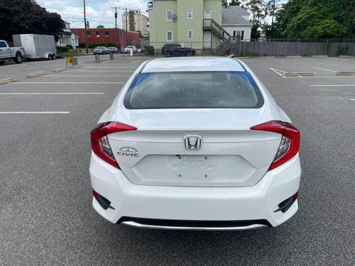 Platinum White Pearl 2019 Honda Civic LX