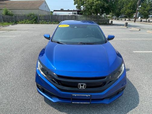 Aegean Blue Metallic 2019 Honda Civic Sport