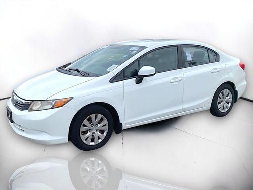 Taffeta White 2012 Honda Civic LX
