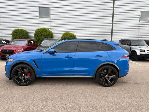 Ultra Blue 2023 Jaguar F-PACE SVR P550 AWD Automatic