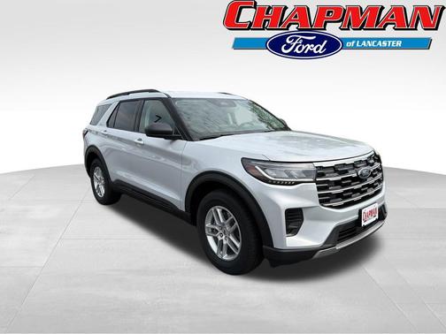 SPACE WHITE METALLIC 2026 Ford Explorer Active